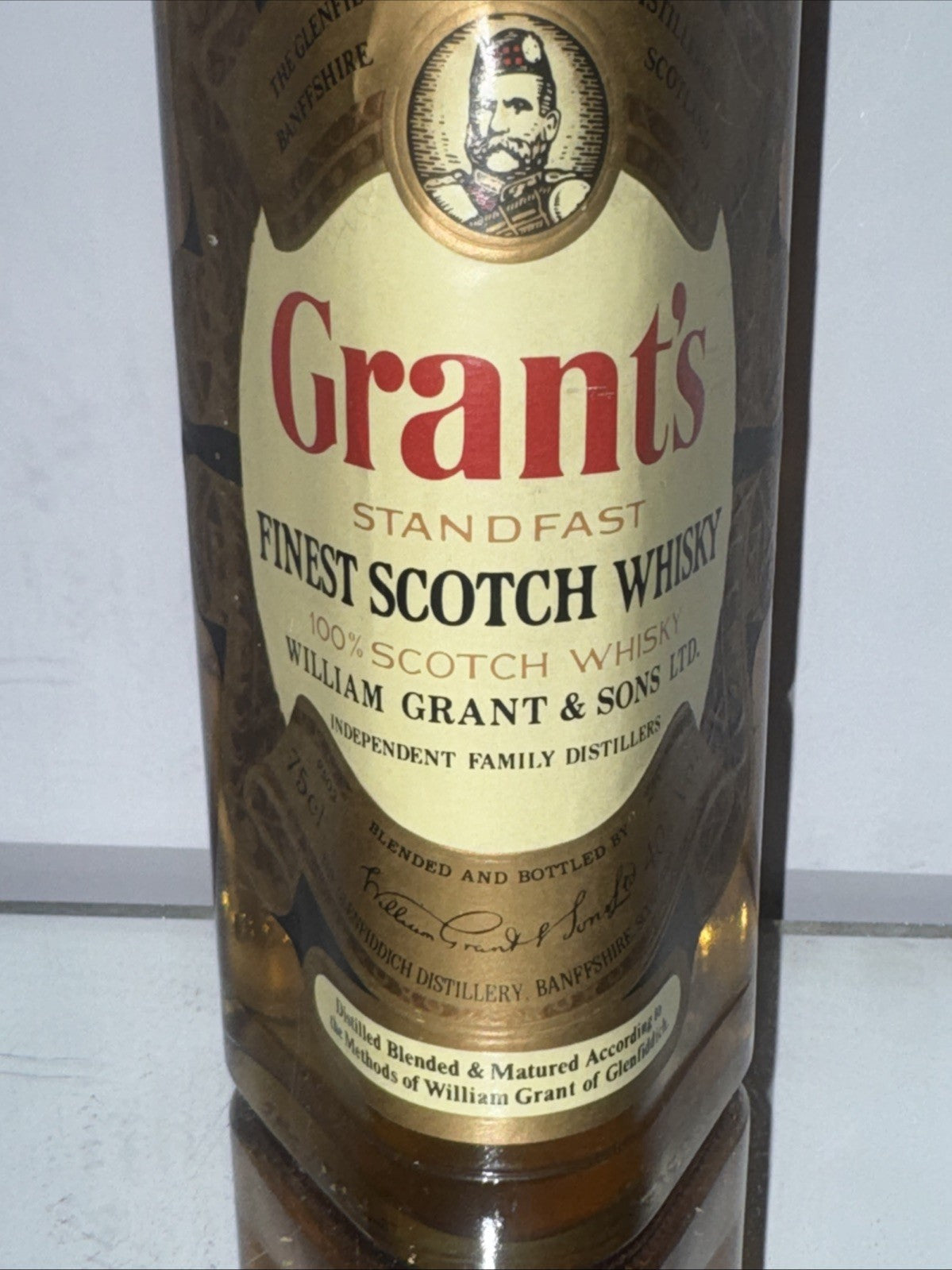 Grant's 75 Cl Finest Scotch Whisky Bottles Late 1970s Early 80s