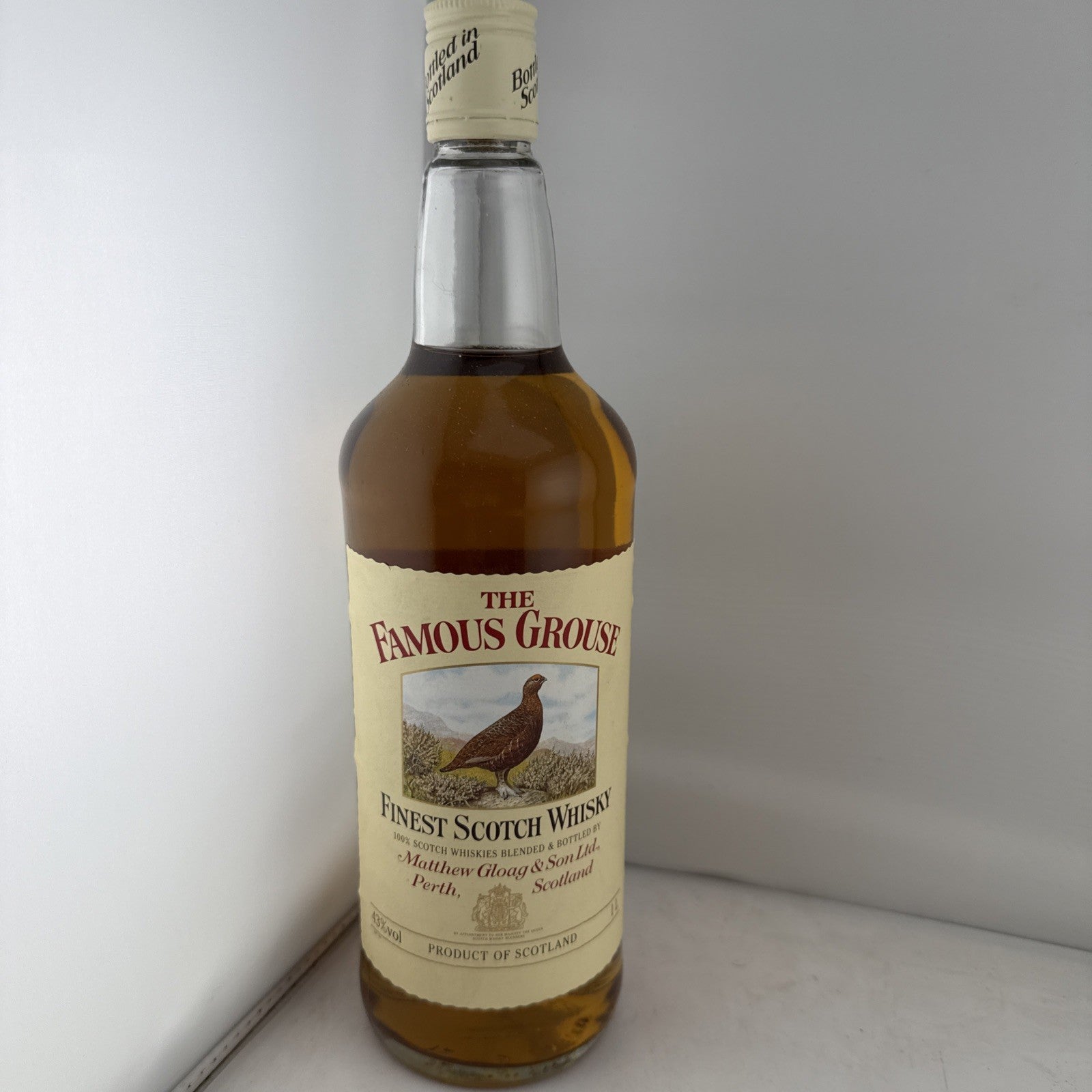 Vintage Famous Grouse Finest Scotch Whisky 1L 43% Export Bottling