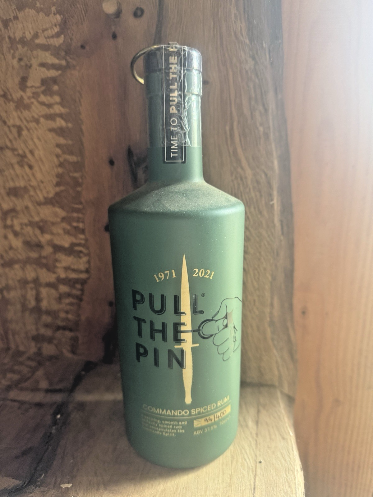 Pull The Pin Commando Spiced Rum one of only 400 bottles ever made