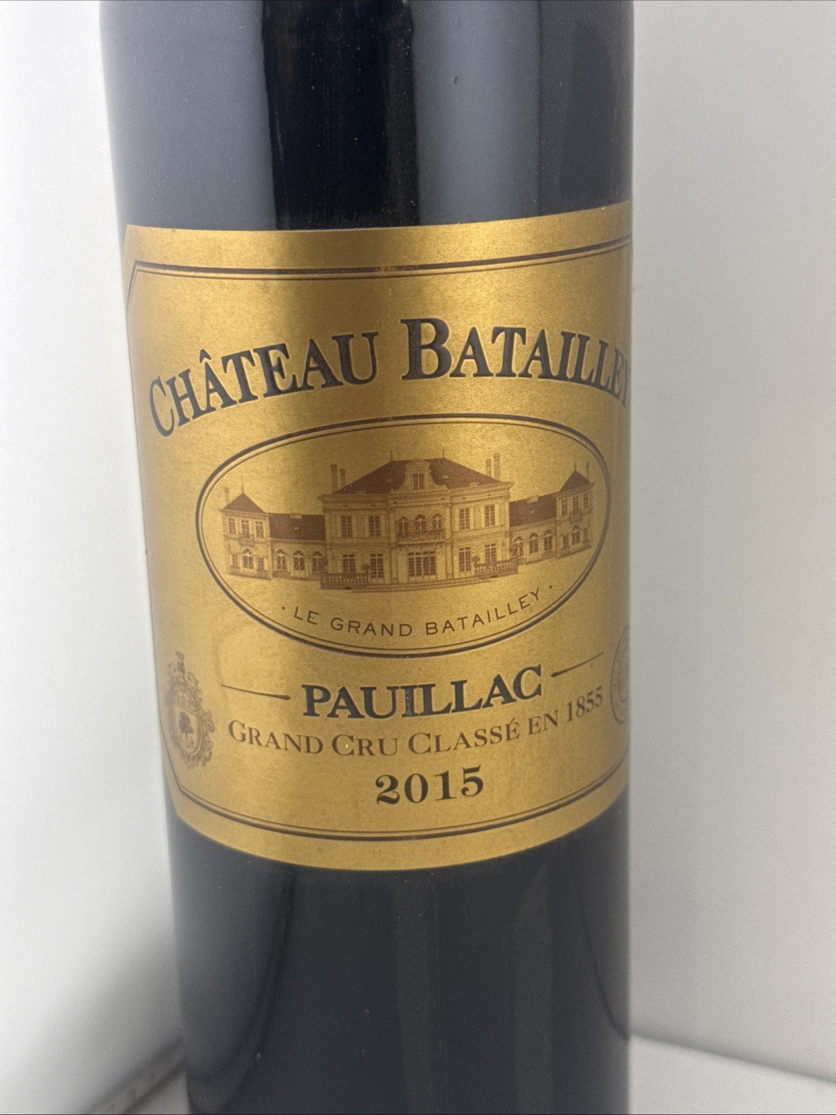 Château Batailley 2015 Pauillac Grand Cru Classé en 1855 Bordeaux red wine.
