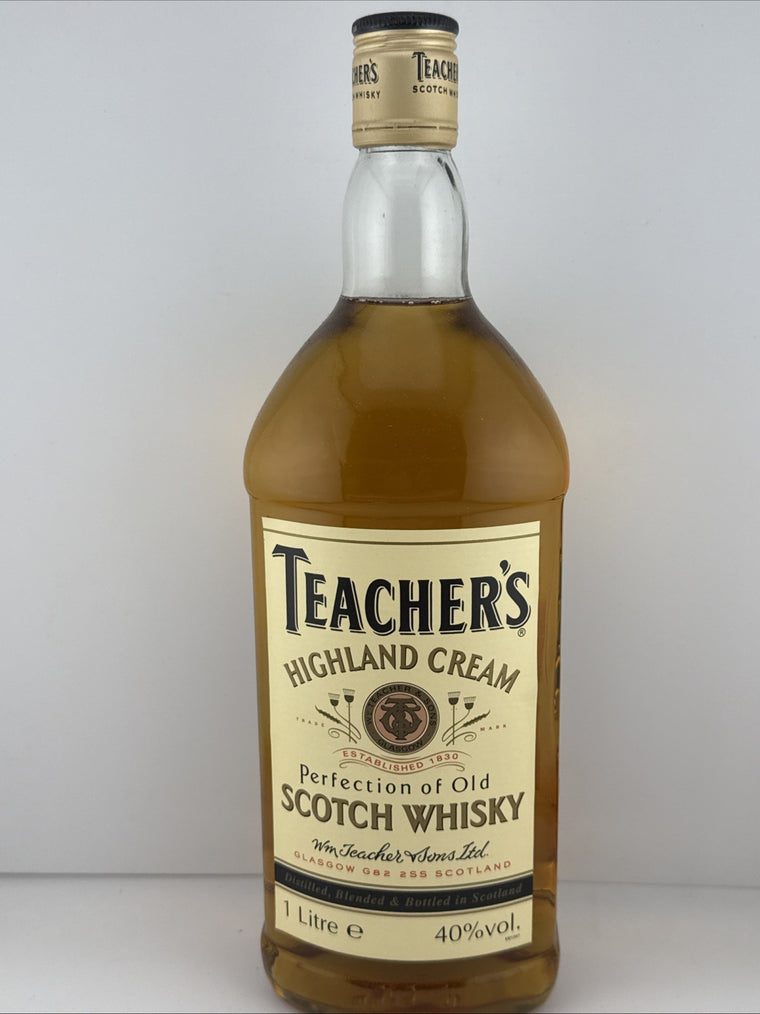 Teachers Highland Cream Whisky Late 90s Bottled 1L