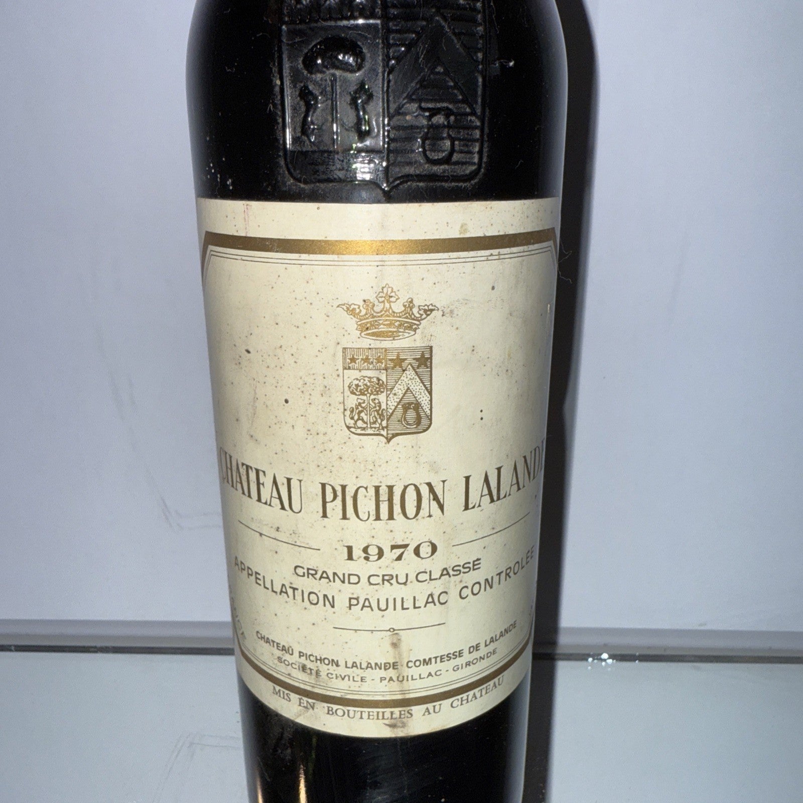 Château Pichon Longueville Comtesse de Lalande 1970 Vintage Cellar Stored