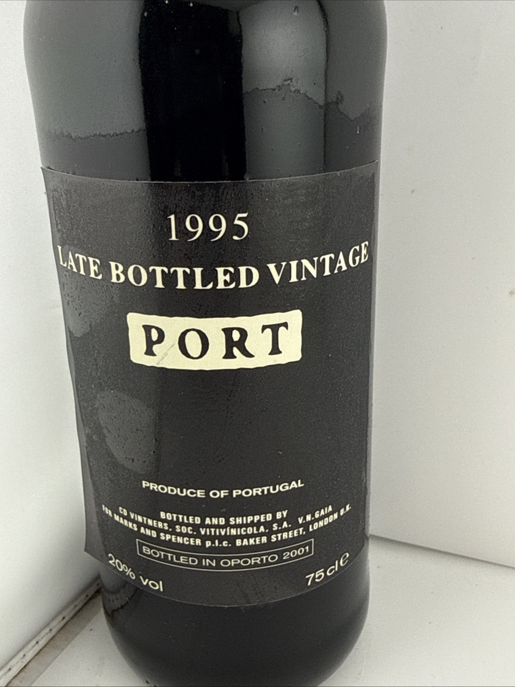 M&S 1995 Late Bottled Vintage Port 75cl Bottled 2001 Portugal