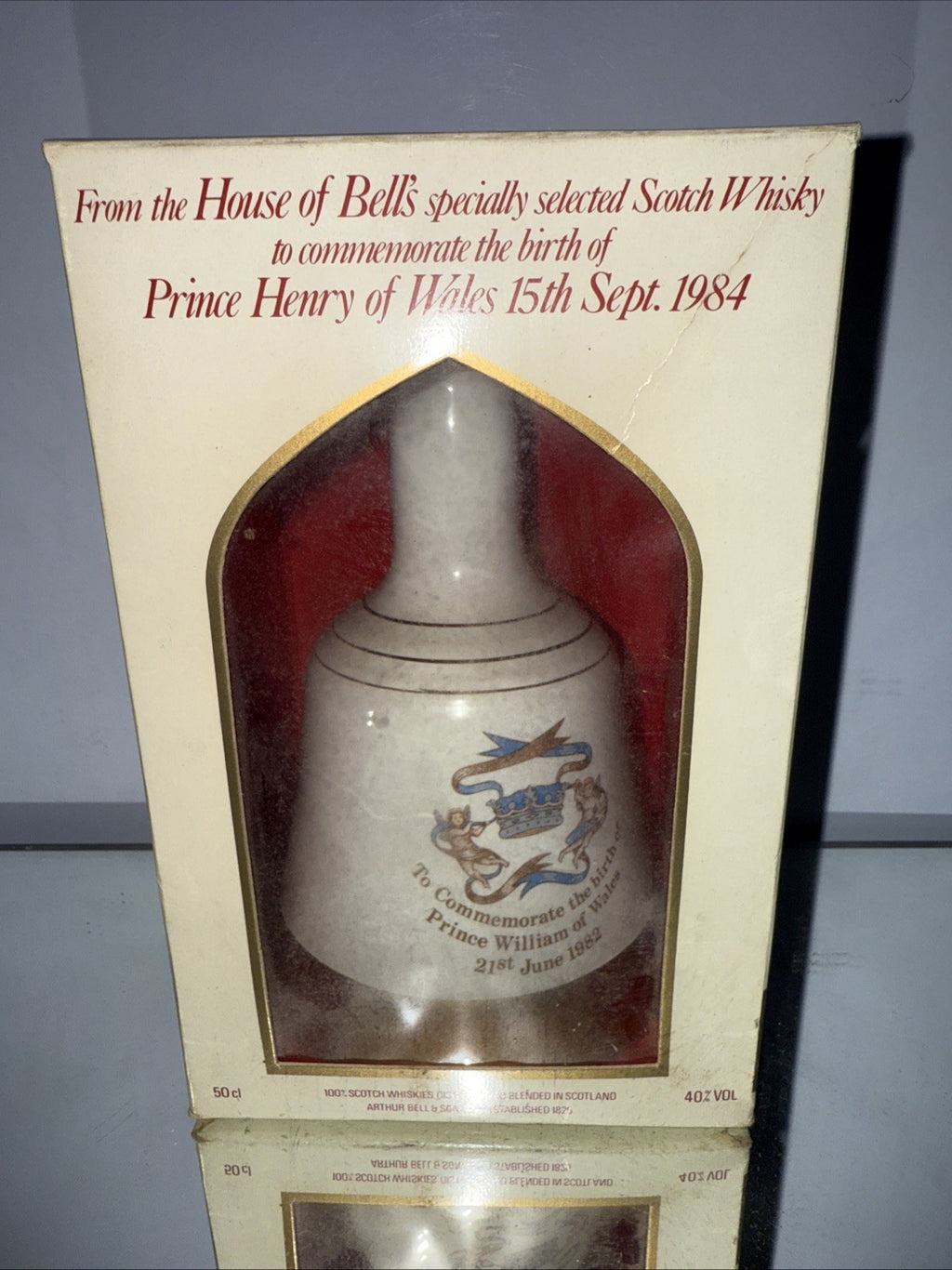 Bell’s Birth of Prince Henry/Harry of Wales 1982 limited-(50cl at 40% ABV)