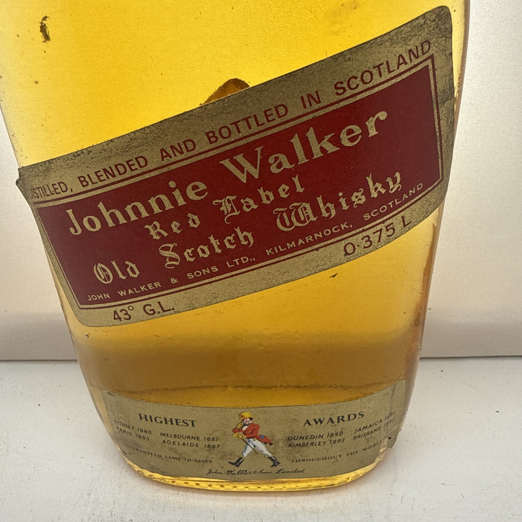 Johnnie Walker Red Label — Vintage 1960s–70s — 37.5cl — Awards Label