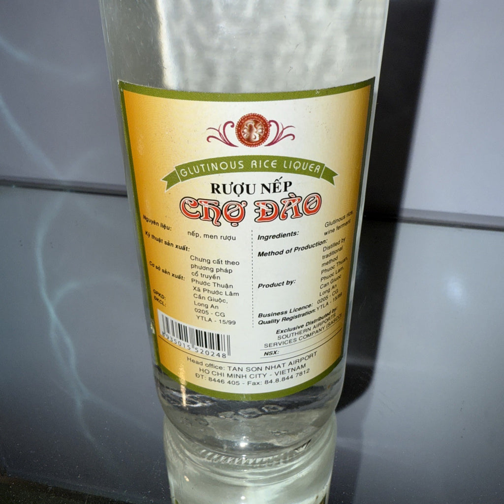 Rượu Nếp Cẩm Đảo (Glutinous Rice Liqueur) from Long An, Vietnam 45%