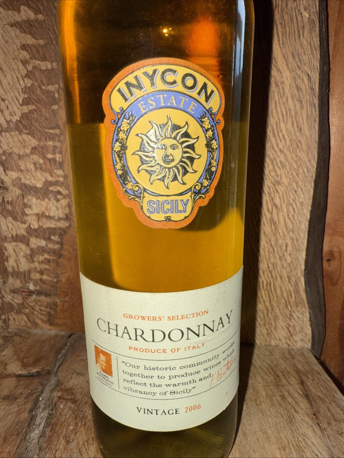 Inycon Estate Chardonnay Sicily  2006