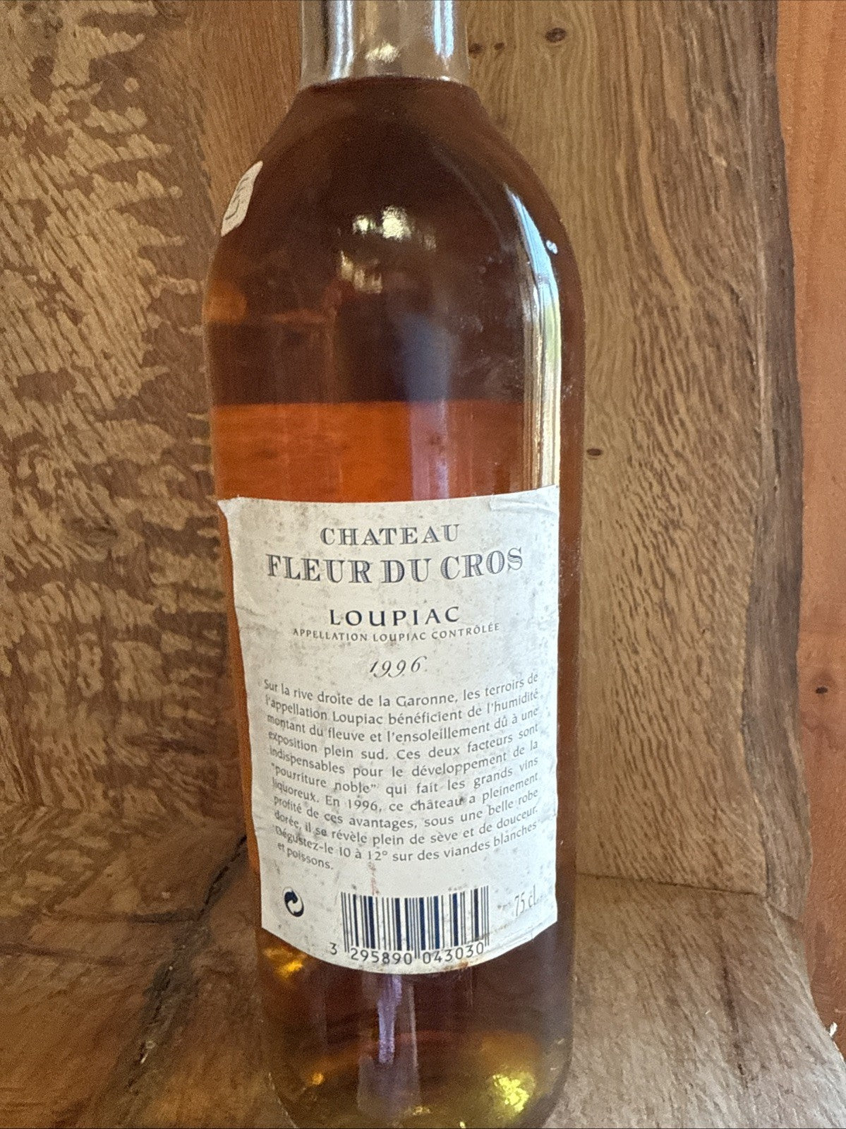 Chateau Fleur Du Cros Loupiac 1996