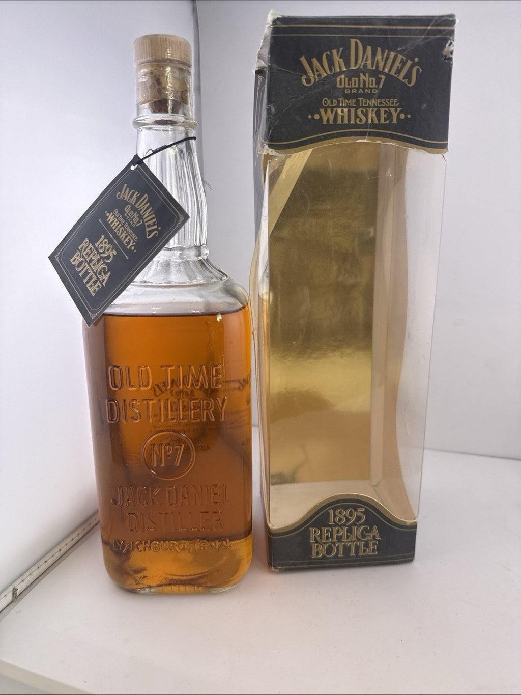 Vintage Jack Daniel’s Old No.7 Tennessee Whiskey Boxed 1970s 1980s Low Fill