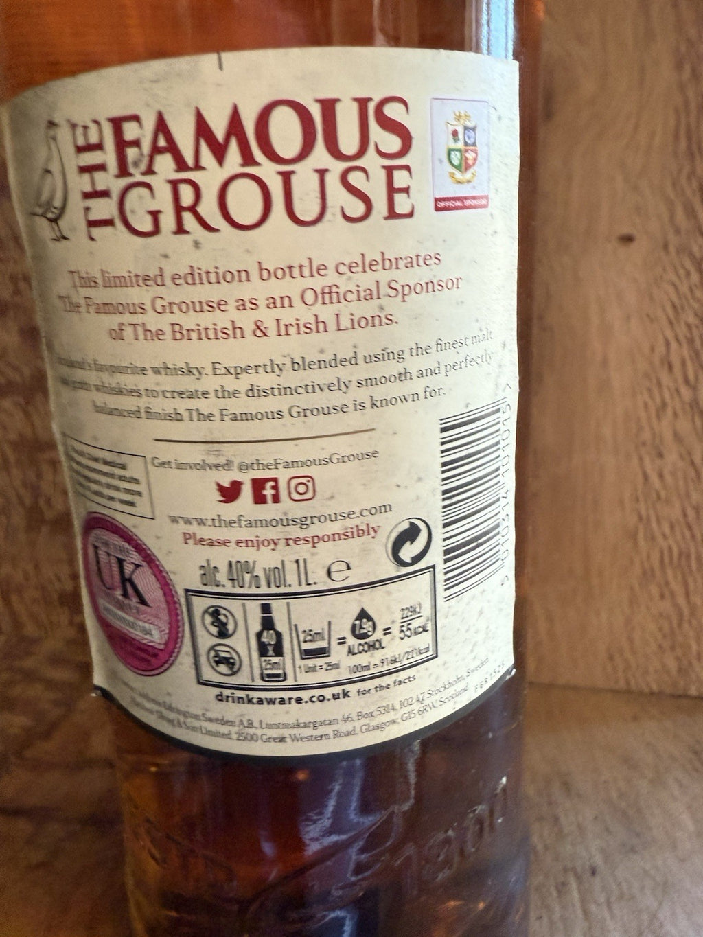 Famous Grouse Blended Scotch Whisky 100cl 2021 Limited Edition
