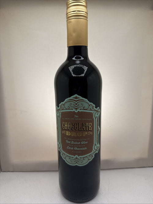 Chocolate Drop British Red Wine 75cl 12% Sweet Dessert Wine