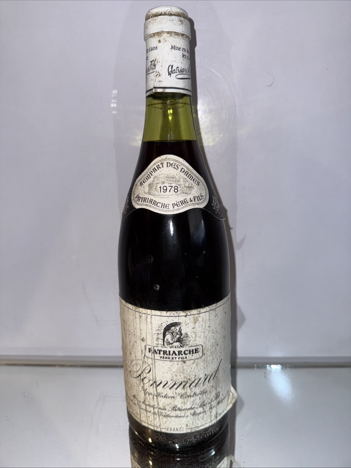1978 vintage Patriarche Romainard, a red Bordeaux Supérieur