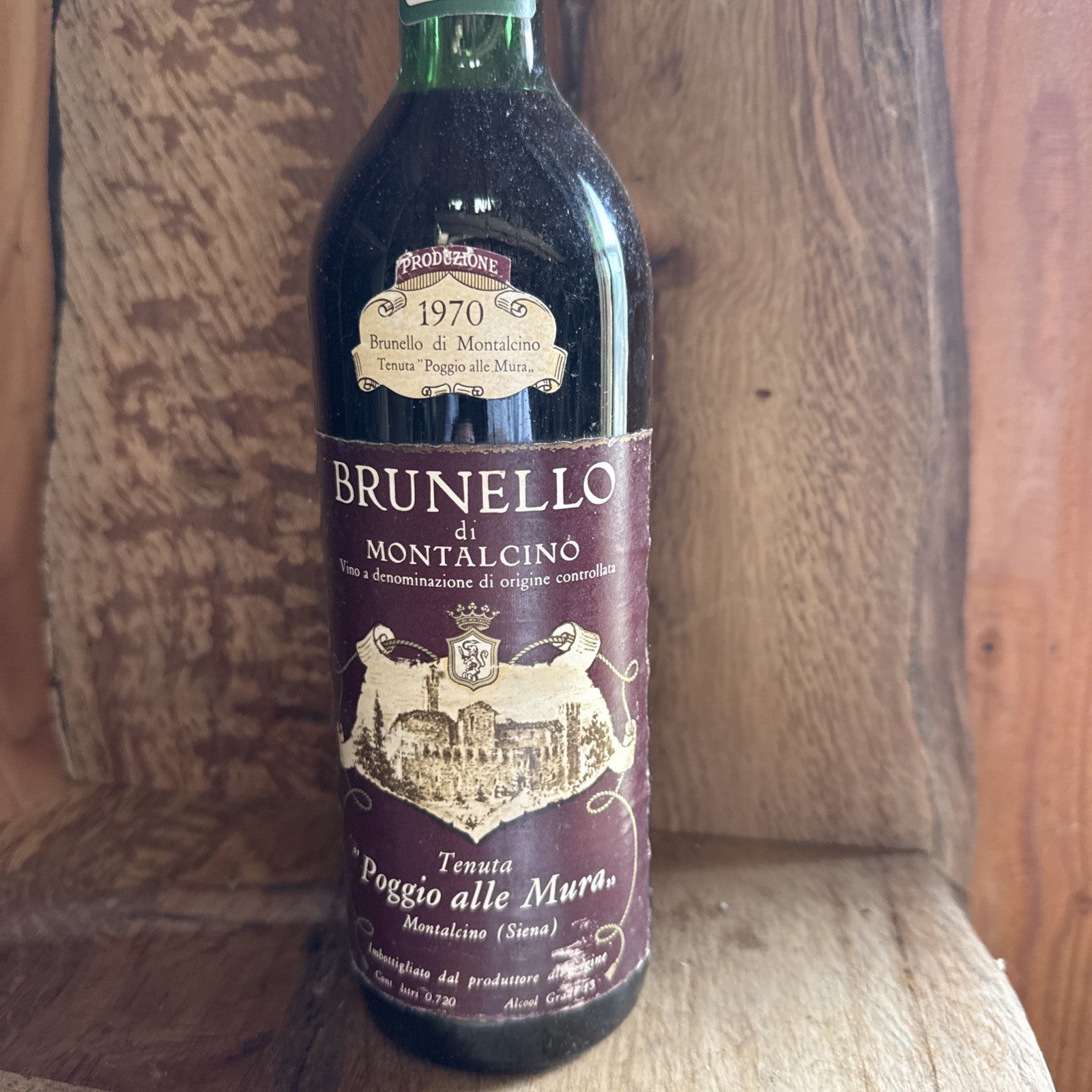 Castello Banfi Brunello Di Montalcino Poggio Alle Mura 1970