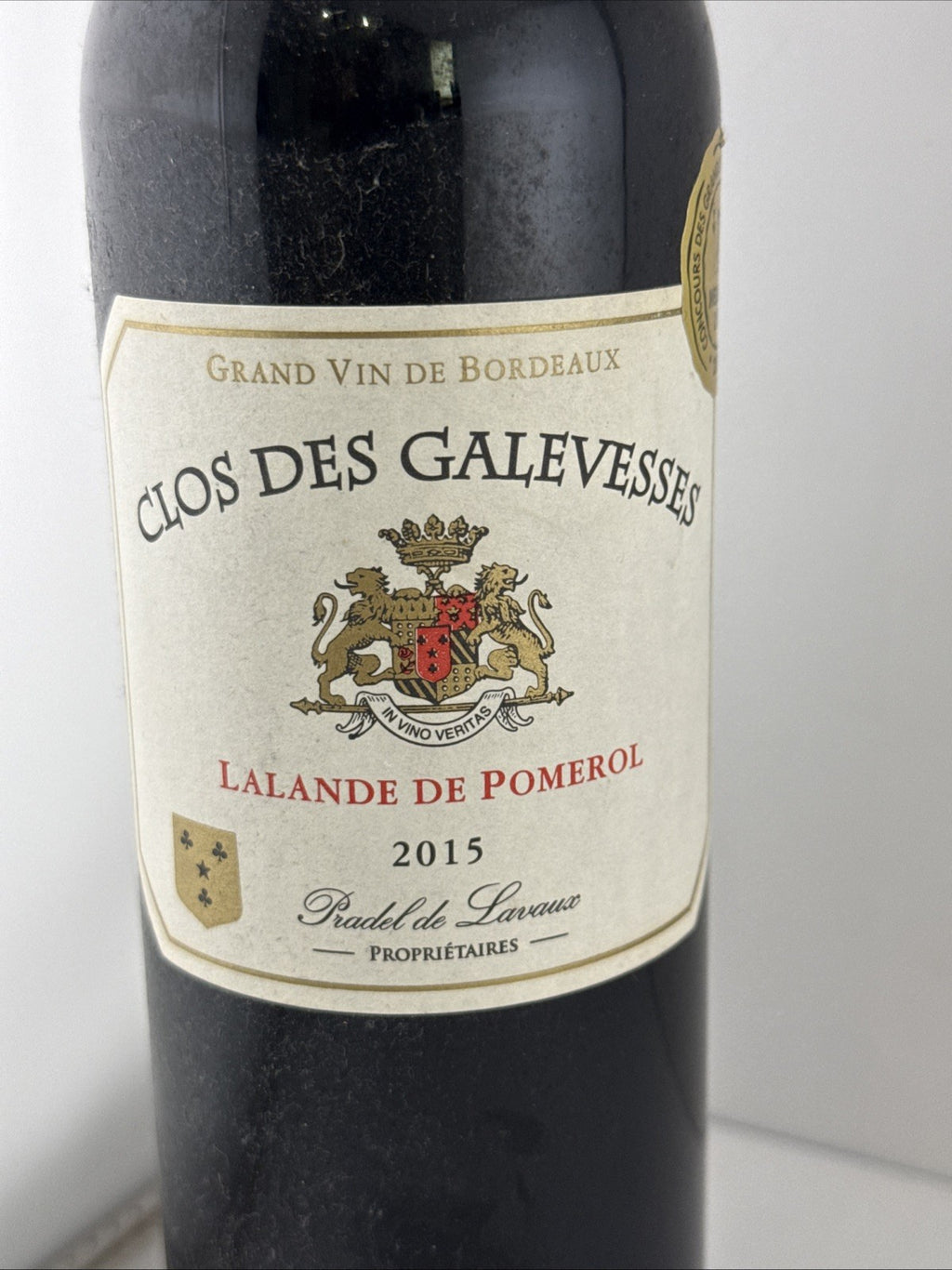 Clos des Galevesses 2015 Lalande-de-Pomerol Bordeaux Wine