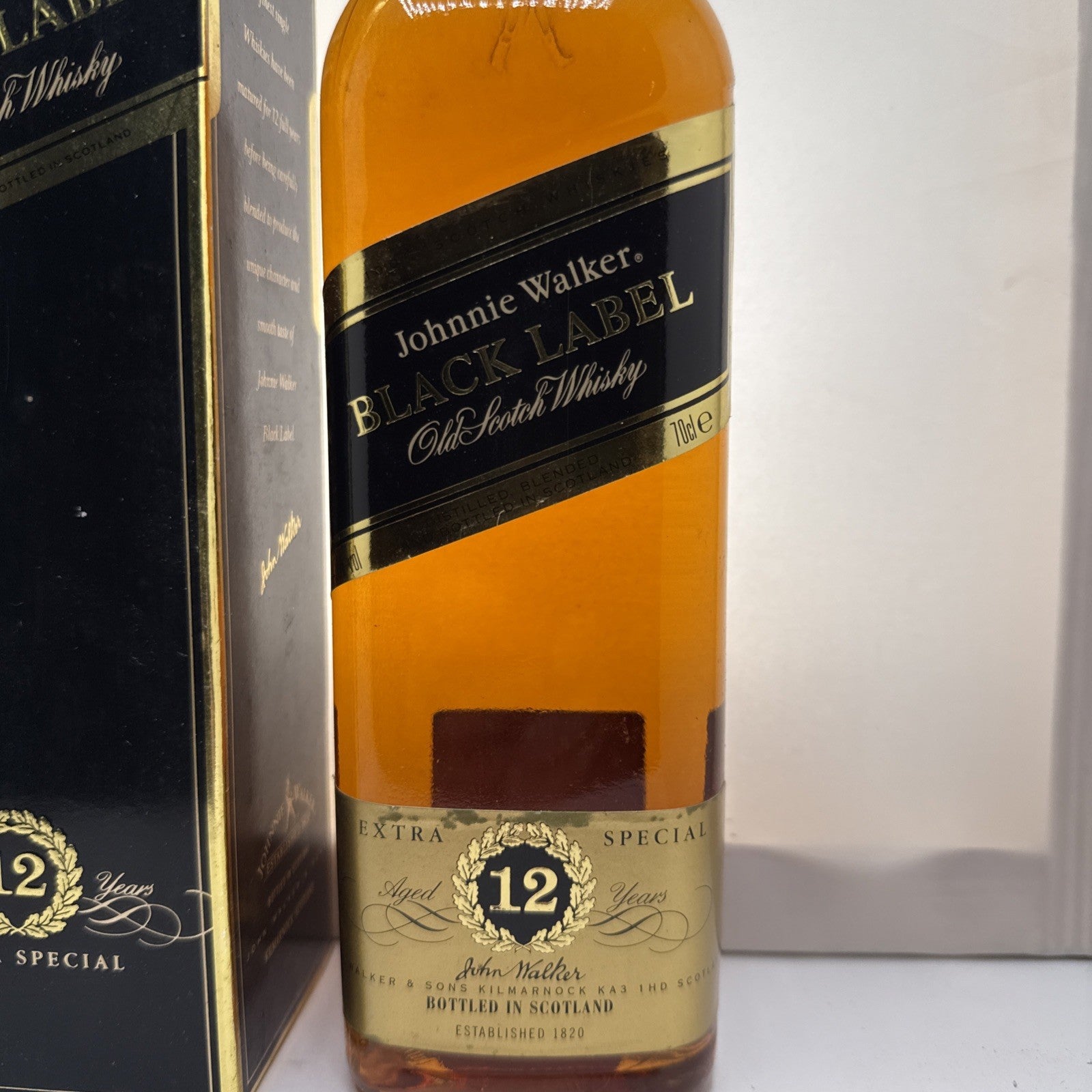 Johnnie Walker Black Label 12 Year Old 1990s 70cl 40% Boxed