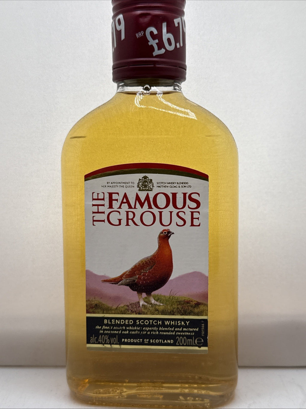 Famous Grouse Blended Scotch — 200ml. 2020s bottling. Sealed.