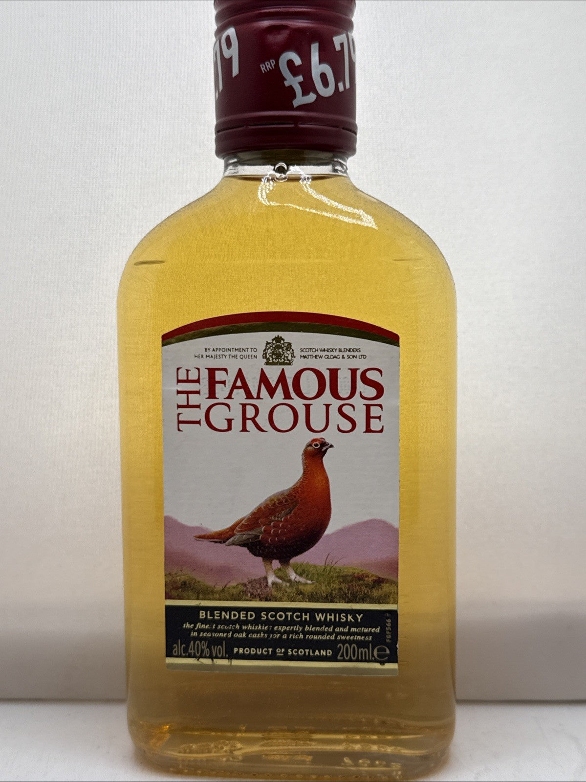 Famous Grouse Blended Scotch — 200ml. 2020s bottling. Sealed.