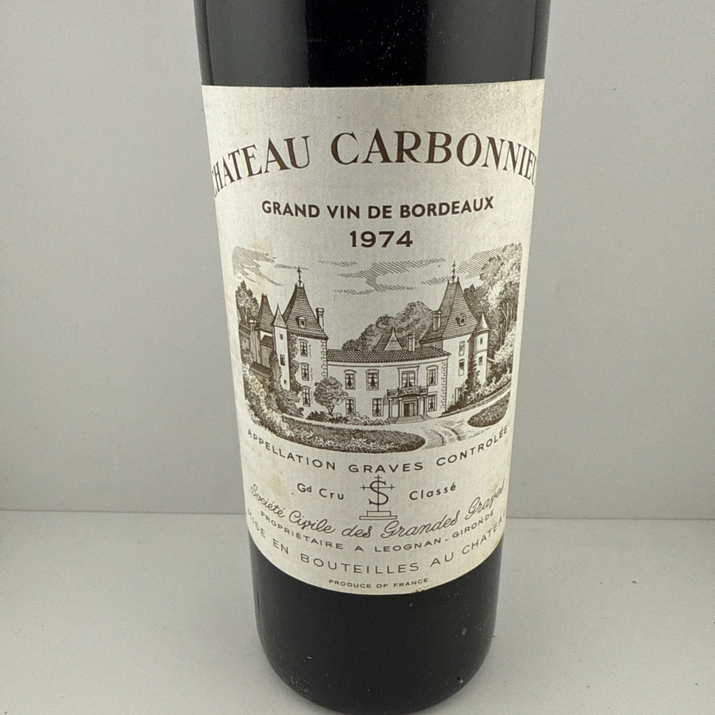“Château Carbonnieux 1974 Graves Cru Classé – good fill, original capsule”