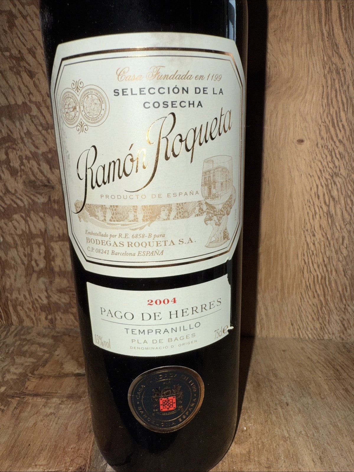 Ramon Roqueta Pago  De Herre's Tempranillo 2004