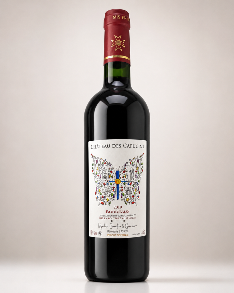 Chateau Des Capucins Bordeaux 2019 - Classic French Red Wine Vintage