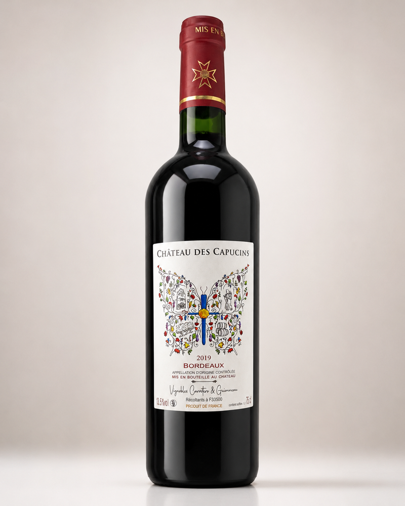 Chateau Des Capucins Bordeaux 2019 - Classic French Red Wine Vintage