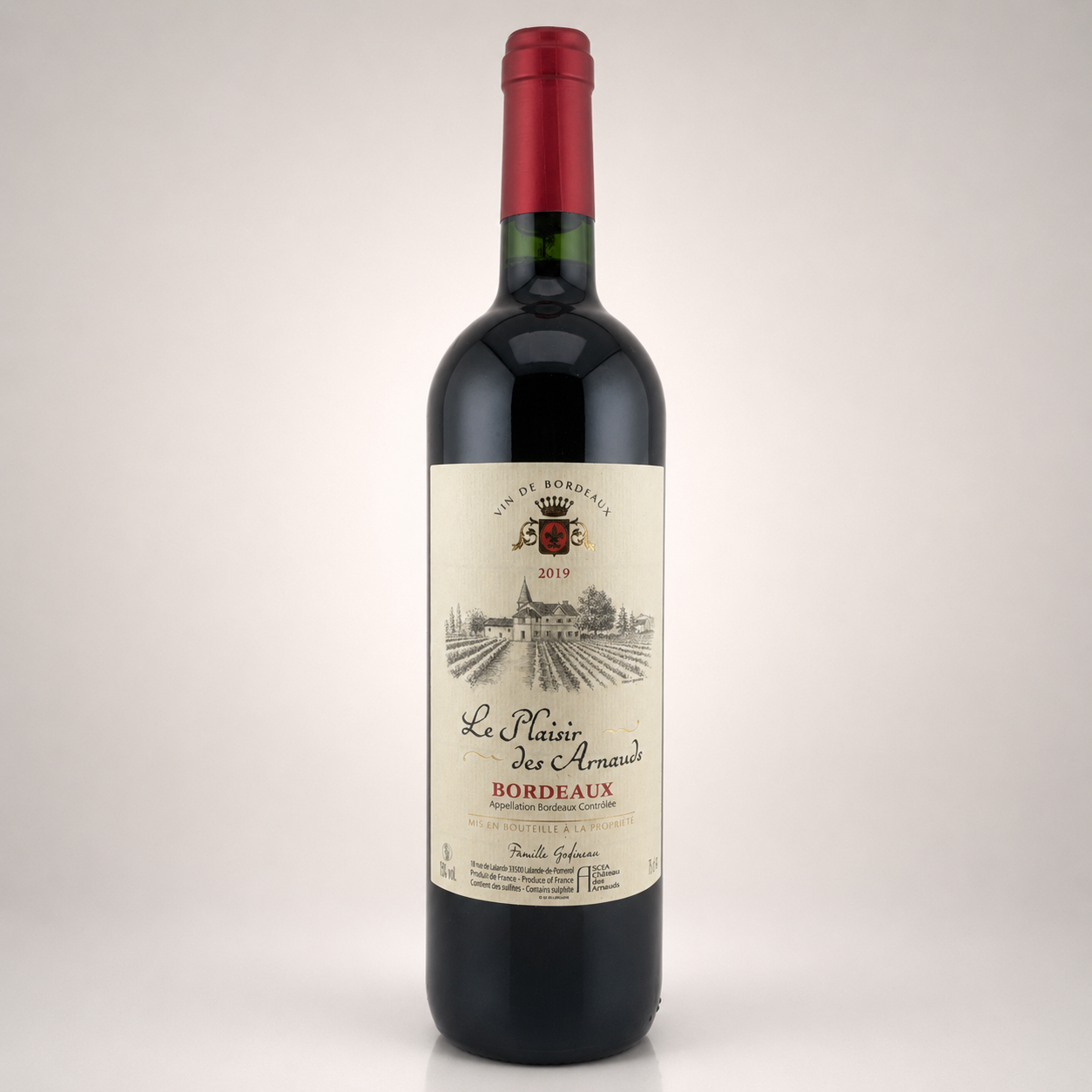 Chateau Des Arnauds Les Plaisirs Des Arnauds Bordeaux 2019 Red Wine