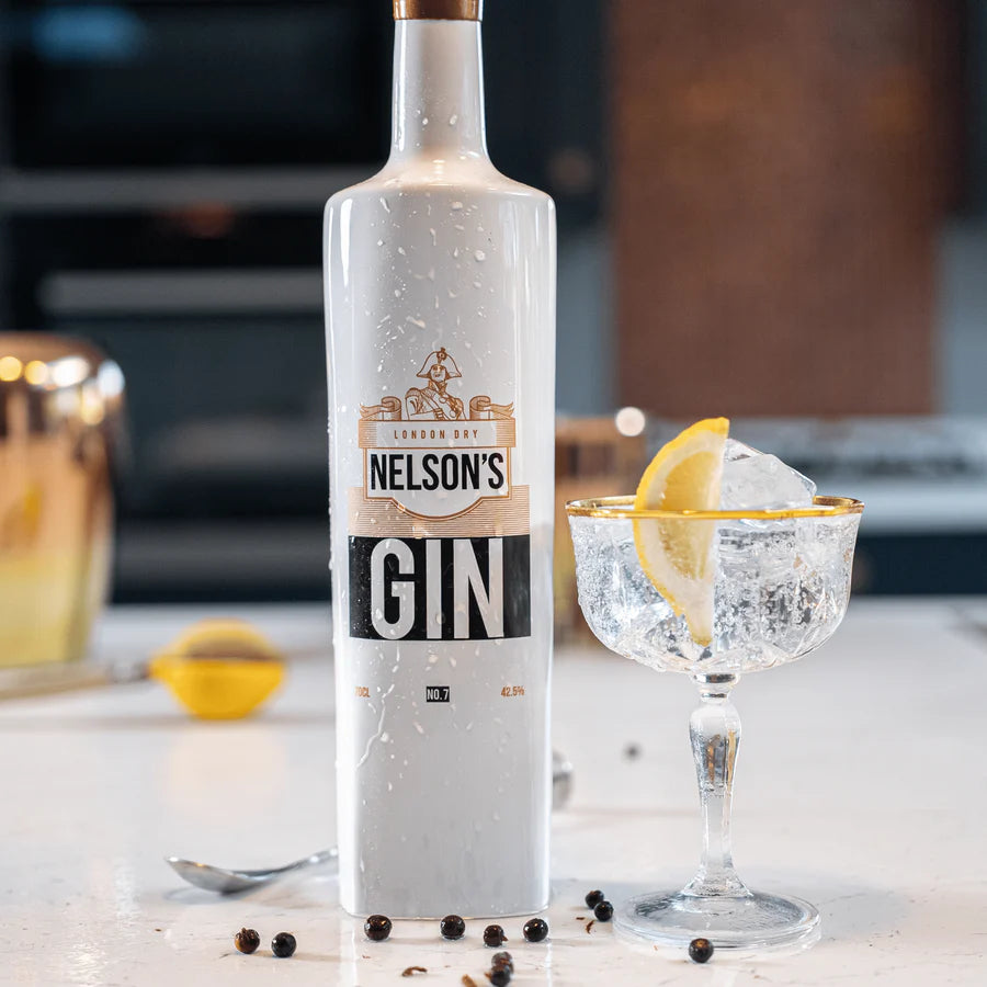 Nelson's London Dry Gin 42.5% ABV | 70cl Rare Collectible Bottle