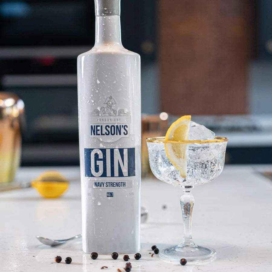 Nelson's Navy Strength Gin – 70cl Premium Spirit | 57% ABV Strength