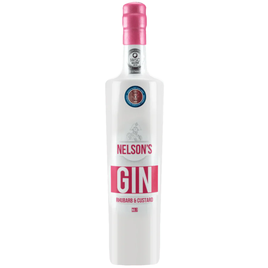 Nelson's Rhubarb & Custard Gin No.7 – 41% ABV – 70cl Premium Spirit