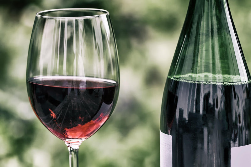 Red wine collection